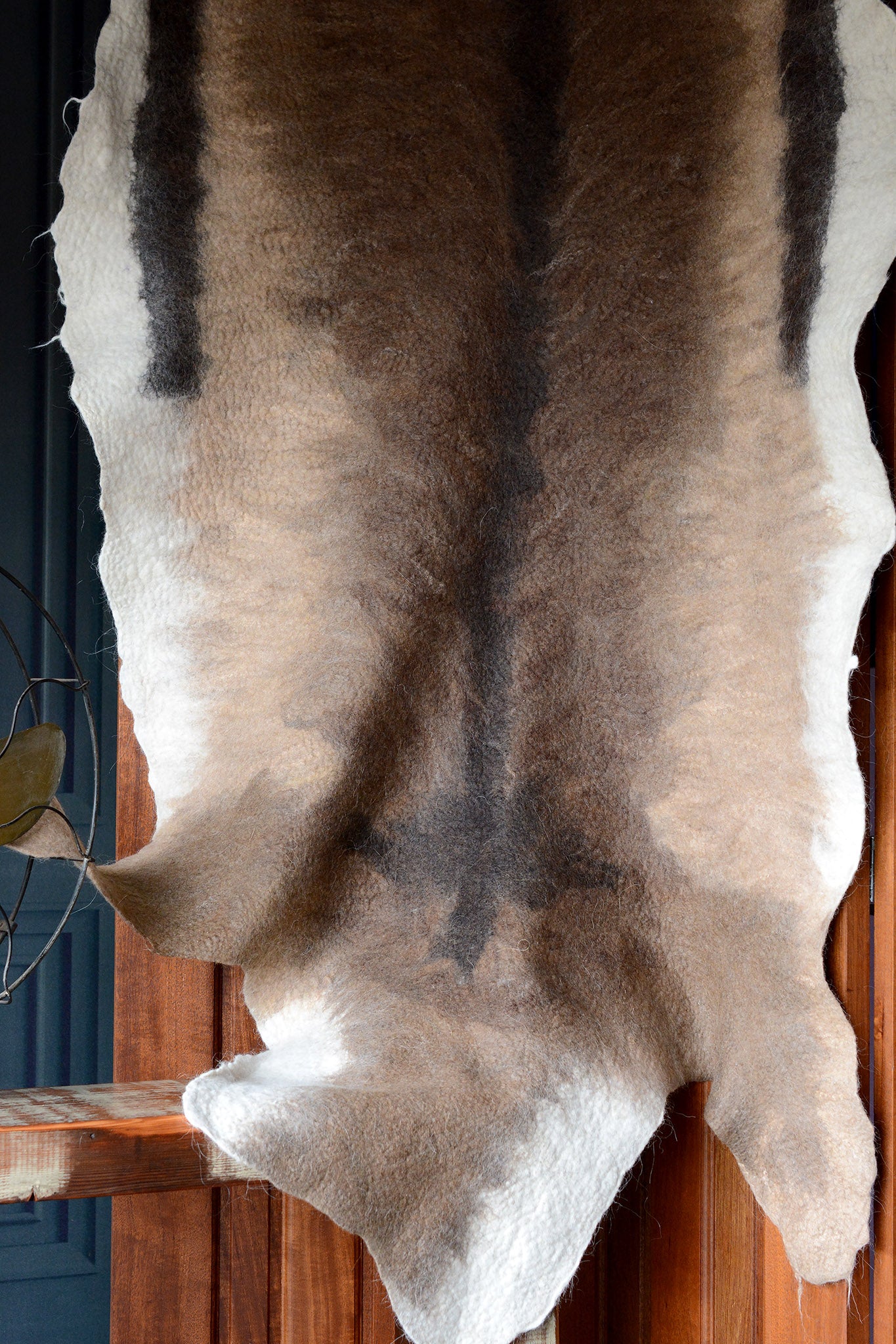 Reindeer: Fiber Art Pelt