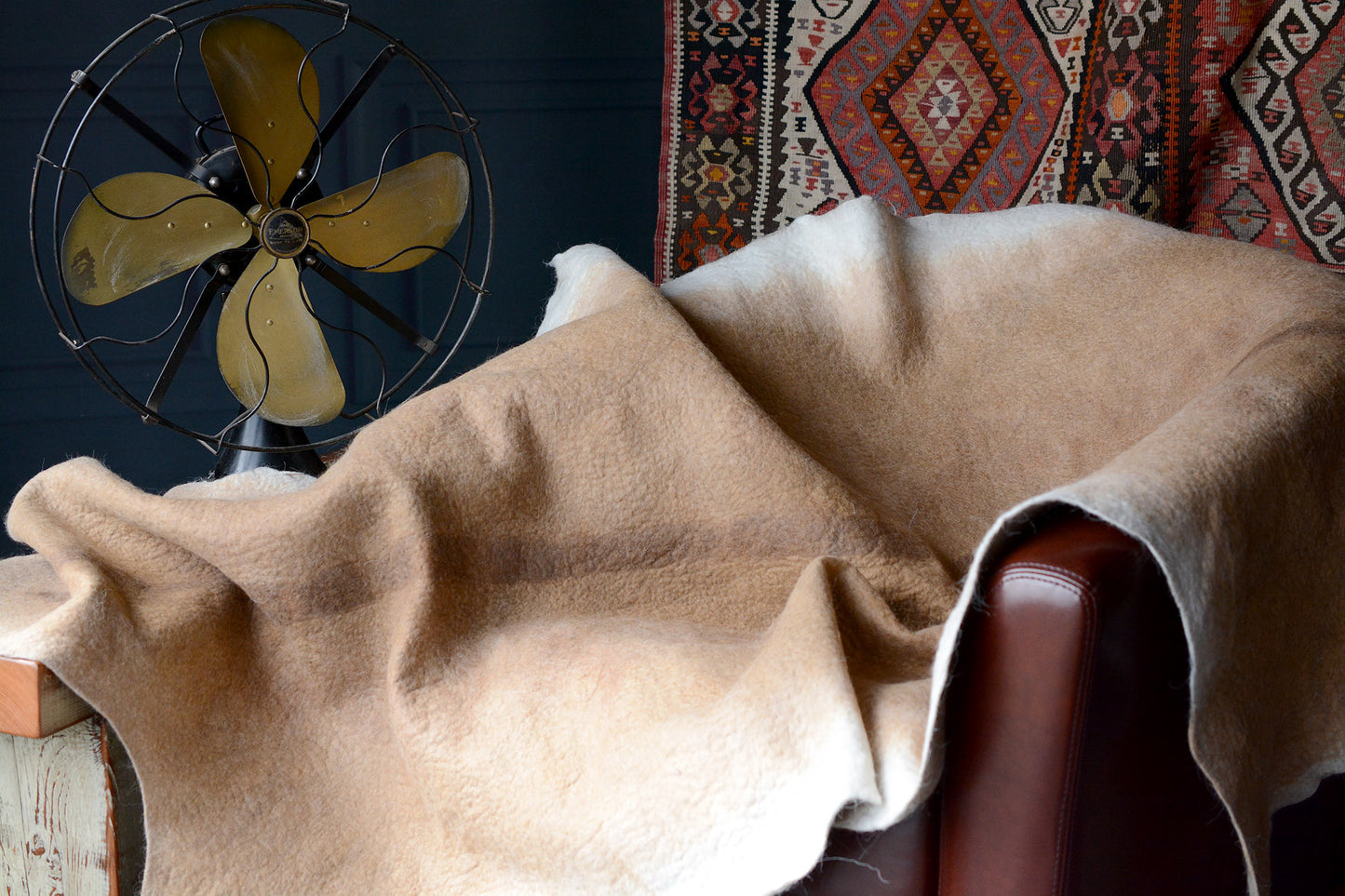 Lioness: Fiber Art Pelt