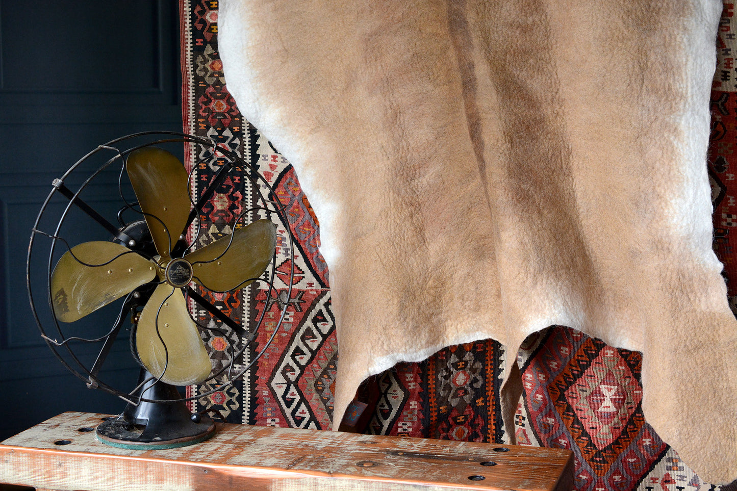Lioness: Fiber Art Pelt