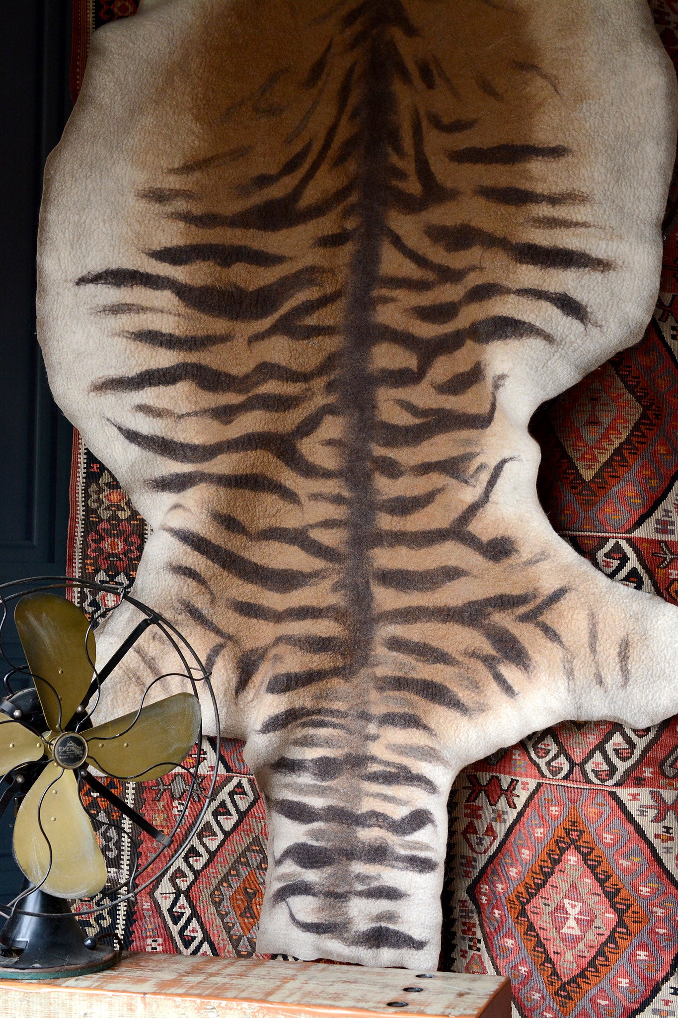 Quagga: Fiber Art Pelt
