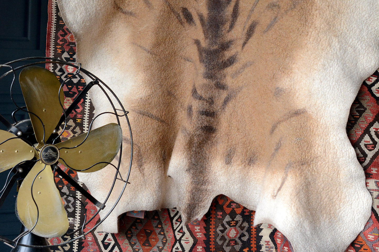 Quagga: Fiber Art Pelt